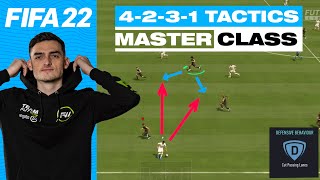 Play 4231 Custom Tactics like a Pro FIFA 22 Masterclass [upl. by Ennahoj]