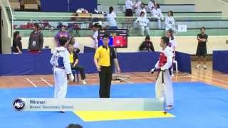 Bowen Secondary School and Springfield Secondary School dominates the Taekwondo scene in Singapore [upl. by Lareena688]