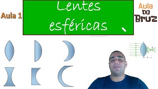 Lentes esféricas Nomenclatura e comportamento óptico  Aula 1 [upl. by Seed]