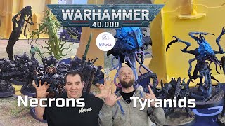 Necrons vs Tyranids  Warhammer 40k Battle Report [upl. by Lasonde928]