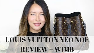 LOUIS VUITTON NEO NOE review 2018  Whats in my bag [upl. by Aramo]