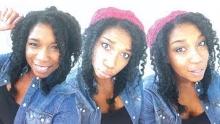 Easy Bohemian Fishtail Braids on Natural Hair [upl. by Iah731]