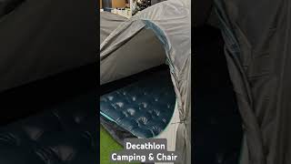 Decathlon Camping tent and chair treeking camping [upl. by Pebrook978]