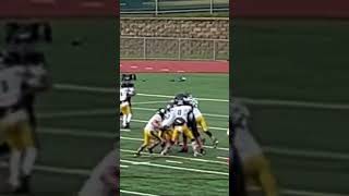 Logan Imsland 11 year old QB running over tacklers to score TD [upl. by Oinota]