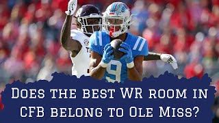 Does Ole Miss have the best wide receiver corps in college football  Rebel Report LIVE [upl. by Diahann]