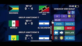 CONCACAF 2030 World Cup Qualifiers  International Football Simulator [upl. by Attehcnoc]