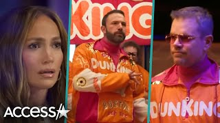 Ben Affleck Joined By Jennifer Lopez Matt Damon amp More For Epic Dunkin’ Super Bowl Ad [upl. by Eanore]