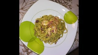 LINGUINE AL PESTO DI PISTACCHI GAMBERI E LIMONE SQUISITE [upl. by Alegnad]