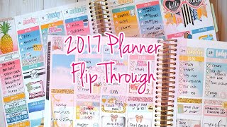 2017 Planner Flip Through [upl. by Ellegna]