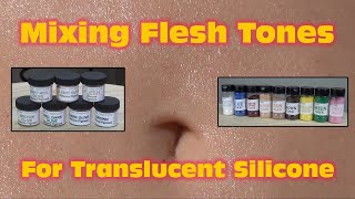 Mixing Flesh Tones For Realistic Silicone Skins [upl. by Aidroc]