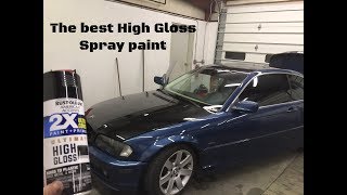 The Best spray can paint for high gloss Hood has imperfections [upl. by Alleinnad960]