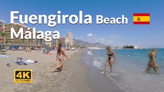 Fuengirola Beach 4K Costa del Sol Málaga Spain 🇪🇸 [upl. by Neala]