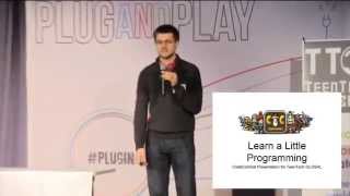 George Saines FounderCEO CodeCombat TeenTechGLOBAL2014 [upl. by Shieh]