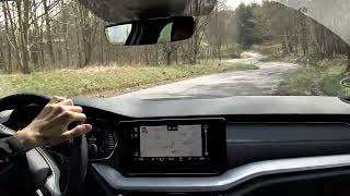 Skoda Octavia POV drive Oberlausitz Bärwald [upl. by Nelaf264]