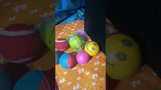 Cricket items balls and bat [upl. by Puritan]