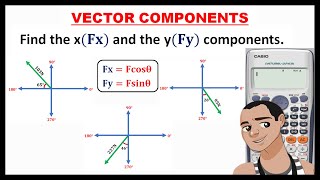 VECTOR COMPONENTS  GENERAL PHYSICS 1 [upl. by Travis41]