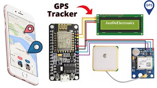 Real Time GPS Location Tracker  Nodemcu Esp8266 [upl. by Oznole378]