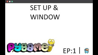 Tutorial how to create a platformer game in Pygame  Episode 1 [upl. by Naginarb]