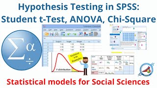 Hypothesis Testing in SPSS Student tTest ANOVA ChiSquare [upl. by Hendrix]