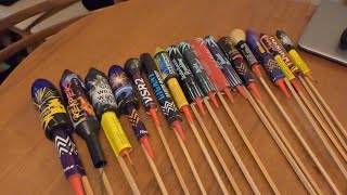 UK Fireworks 2024 Rocket Shootout [upl. by Meggie]