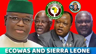 SIERRA LEONE GOVERNMENT AND ECOWAS [upl. by Paxon]