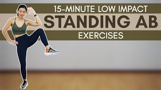 15Minute Standing Ab Exercises Strong amp Sculpted  Joanna Soh [upl. by Hayarahs357]