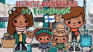 AESTHETIC FAMILIENURLAUB IN FINNLAND 🚂🌟  URLAUBSROUTINEGESCHICHTE  TOCA BOCA STORY DEUTSCH [upl. by Fiester957]