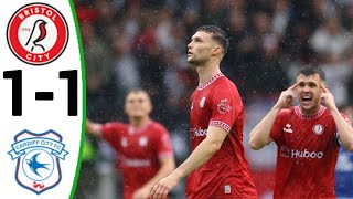 Bristol City vs Cardiff City 11 Luke McNally Goal All Goals and Extended Highlights [upl. by Trebeh]