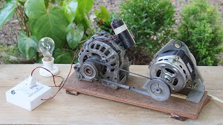 I turn Car Dynamo into 220v electric Generator [upl. by Marquardt4]