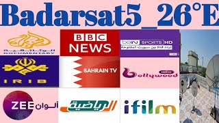 badarsat526e dish setting badarsat 26e channel list 2024 26e new update today [upl. by Nylecsoj]