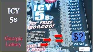 NEW Icy 5s From The Georgia Lottery Tickets [upl. by Hamilah985]