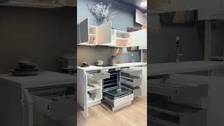 Ex Display Nolte Stone Feel White Concrete Platinum Grey Kitchen [upl. by Eskill]