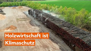 Sägekraftwerk Pollmeier „Holzwirtschaft ist Klimaschutz“ [upl. by Nitz]