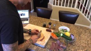 Luke Kayyem LIVE Chapter 61  How to make Hawaiian Poke from home [upl. by Nixie]