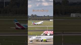 Eurowings Airbus departure from DUS Airport shorts planespotting aviation video germany 2024 [upl. by Eibor]