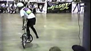 Rick Moliterno Pro Flatland Run AFA Masters Columbus Ohio 1988 [upl. by Bank]