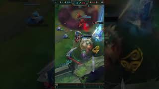 RAMMUS MAKE ALMOST DOUBLE KILL  😱😱 shorts [upl. by Dilahk]