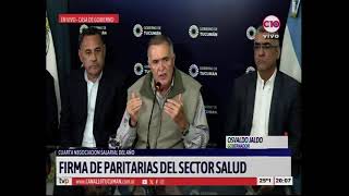 Paritarias la Provincia y ATSA sellaron un acuerdo [upl. by Nitsuj]