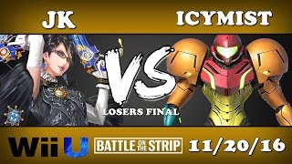 YG  JK Bayonetta vs Icymist Samus  Wii U Losers Finals  BOTS [upl. by Jariah]