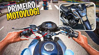 PRIMEIRO MOTOVLOG COM A TITAN 160 SEM FILTRO E SEM RETRÔ [upl. by Initsed780]