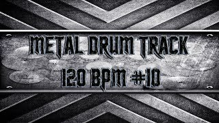 American Metal Drum Track 120 BPM HQHD [upl. by Varick]