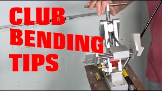 BENDING GOLF CLUBS  ADJUSTING LOFT AND LIE [upl. by Adnauqaj511]