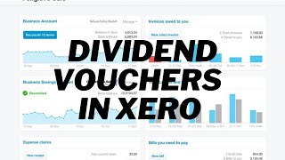 How to produce dividend vouchers in Xero [upl. by Nobell]