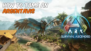 How to Tame an Argentavis in ARK Survival Ascended arksurvivalascended ark argentavis [upl. by Ennyl218]