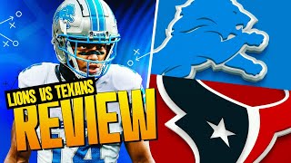 Lions Roar Back With Stunning Second Half Comeback  Texans vs Lions Week 10 NFL Review  PFF [upl. by Ajiram]