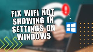 ⚡️ TUTORIAL Fix Wifi Not Showing in Settings On Windows 10 and 11  Fix Missing Wifi  Solution [upl. by Aimahs391]