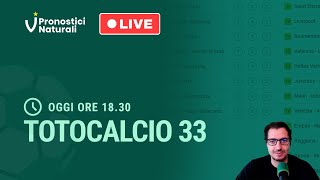 Oggi Ore 1830 LIVE Totocalcio ✅ Facciamo la Schedina Insieme [upl. by Mehalek]