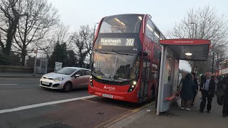 Arriva London Route 202  HT8 SK20BGX  ADL Enviro 400MMC Hybrid 10324 [upl. by Castle]