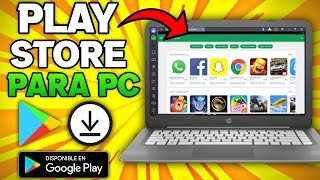 ✅Cómo DESCARGAR Play Store Para PC Windows 7 8 y 10 2024 [upl. by Bopp]