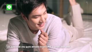 LINE x Lee Min Ho Ad Shoot Interview30quot [upl. by Wieche]